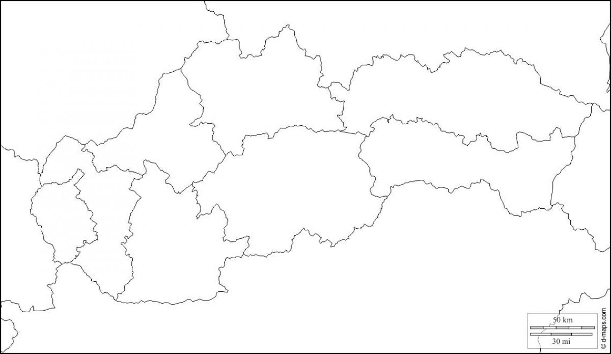 карта на Словакия е празна 