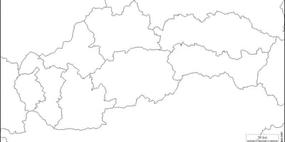 Карта на Словакия е празна 